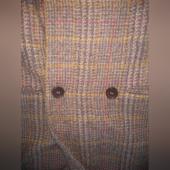 Vintage Ego Fashions Women"s Pink Tweed Blazer, Size 5, Double Breasted,… - Picture 4 of 7
